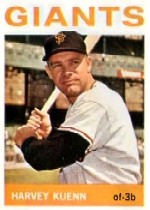 1964 Topps Baseball Cards      242     Harvey Kuenn